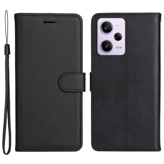 KT Leather Series-2 for Xiaomi Redmi Note 12 Pro 5G / Note 12 Pro Speed 5G / Poco X5 Pro 5G Phone Stand Case PU Leather Wallet Phone Cover with Strap