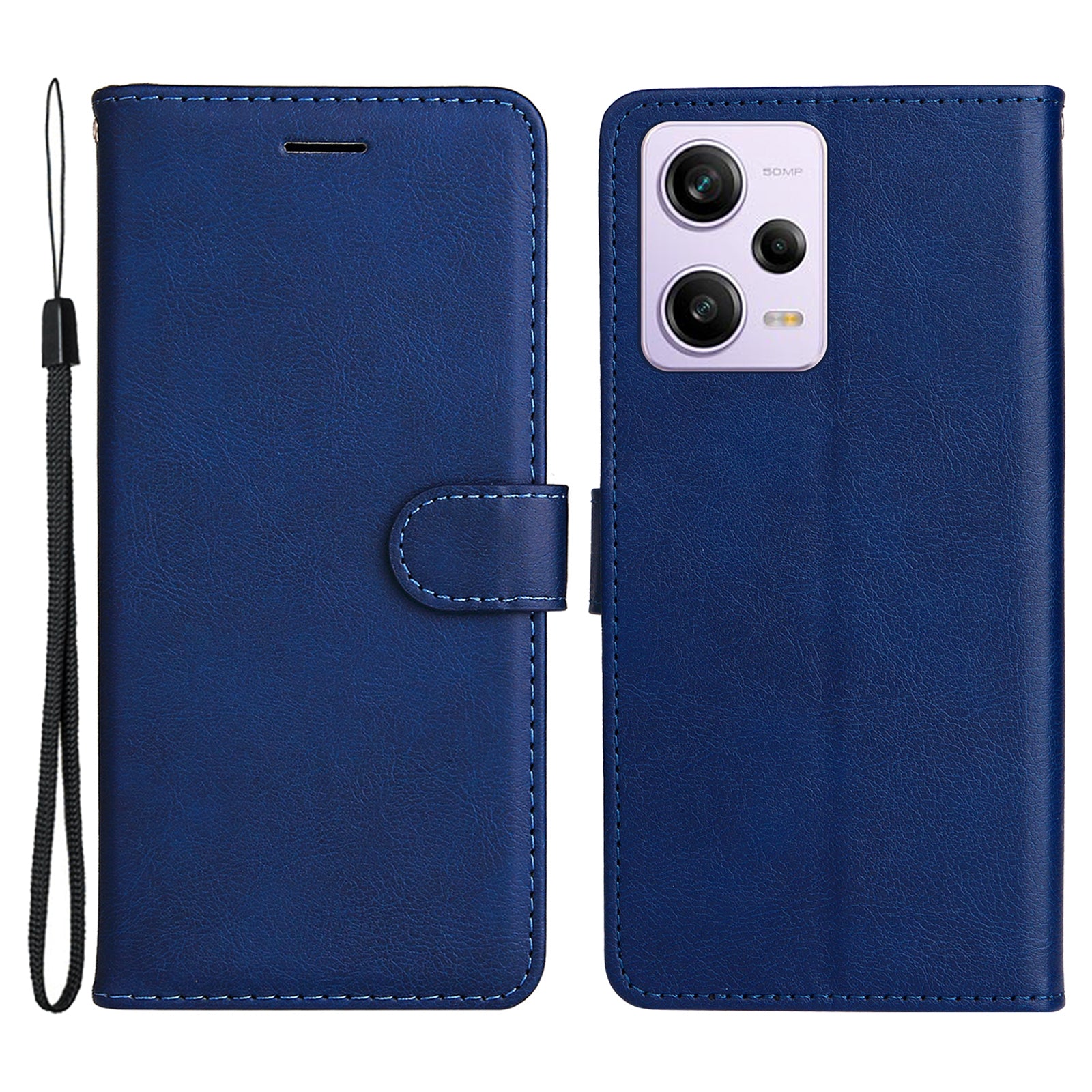 KT Leather Series-2 for Xiaomi Redmi Note 12 Pro 5G / Note 12 Pro Speed 5G / Poco X5 Pro 5G Phone Stand Case PU Leather Wallet Phone Cover with Strap