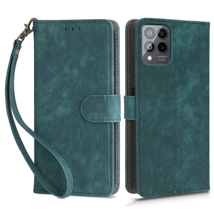 For T-Mobile Revvl 6 Pro 5G / T Phone Pro 5G / Telekom T Phone Pro 5G Phone Case RFID Blocking Wallet Stand Leather Cover with Strap