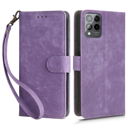 For T-Mobile Revvl 6 Pro 5G / T Phone Pro 5G / Telekom T Phone Pro 5G Phone Case RFID Blocking Wallet Stand Leather Cover with Strap