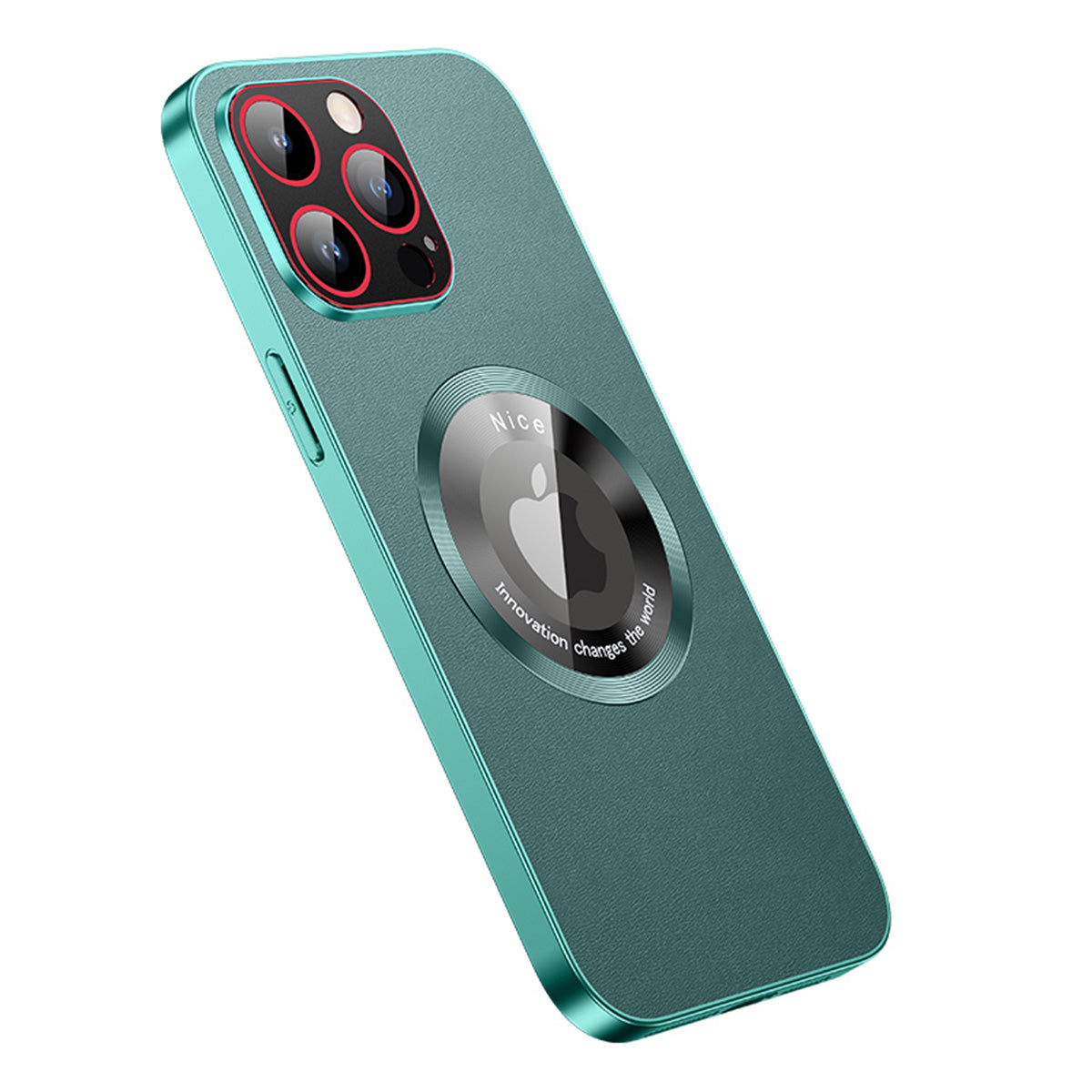 RH05 Shockproof Cover for iPhone 14 Pro Max Magnetic Case Soft TPU PC PU Leather Coated Phone Shell