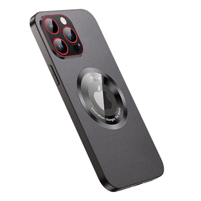 RH05 Shockproof Cover for iPhone 14 Pro Max Magnetic Case Soft TPU PC PU Leather Coated Phone Shell