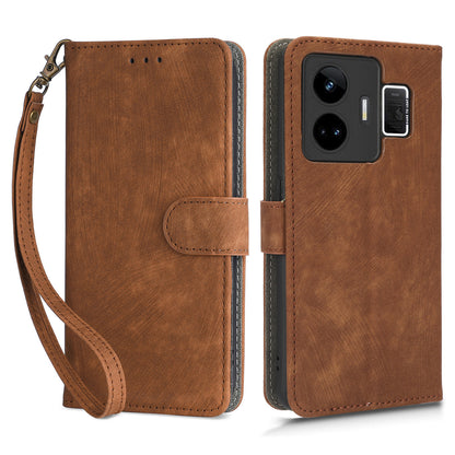 For Realme GT Neo 5 5G / GT3 5G Wallet Phone Case RFID Blocking Leather Stand Phone Cover with Strap