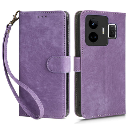 For Realme GT Neo 5 5G / GT3 5G Wallet Phone Case RFID Blocking Leather Stand Phone Cover with Strap