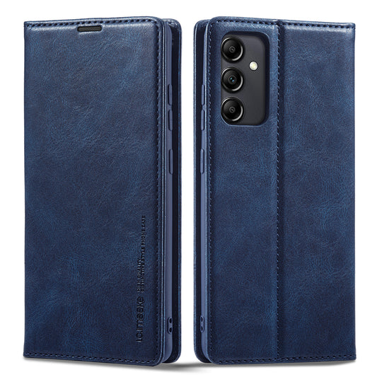 LC.IMEEKE For Samsung Galaxy A14 4G / 5G PU Leather Flip Wallet Case RFID Blocking Stand Phone Cover