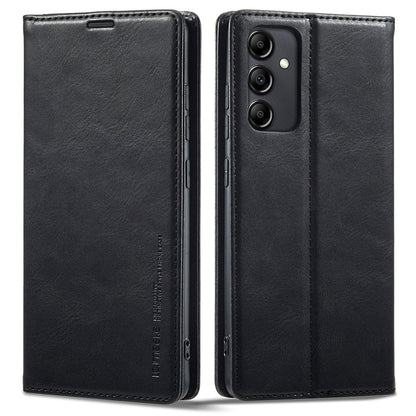 LC.IMEEKE For Samsung Galaxy A14 4G / 5G PU Leather Flip Wallet Case RFID Blocking Stand Phone Cover