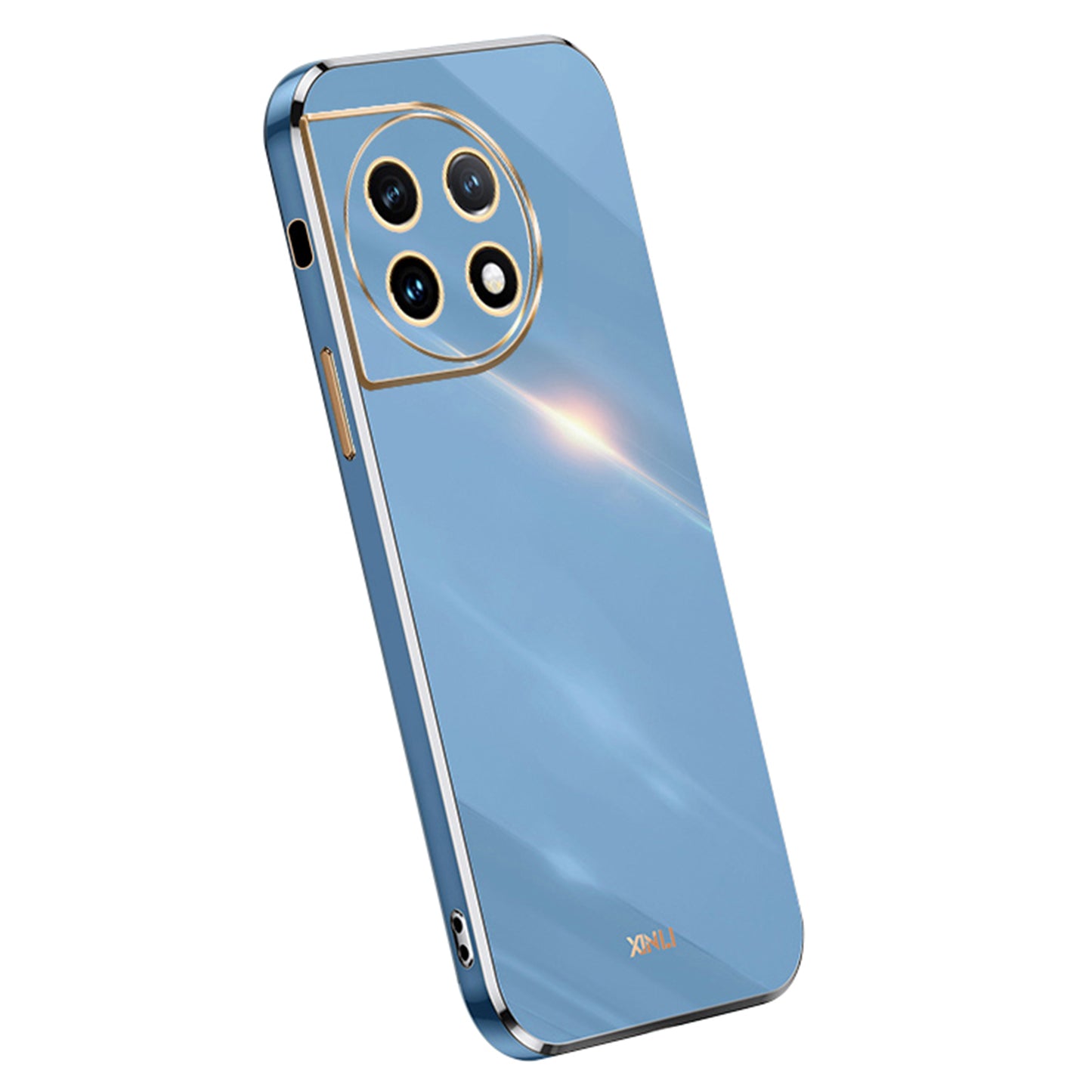 XINLI For OnePlus Ace 2 5G / 11R 5G Electroplating TPU Phone Case Camera Lens Protection Cell Phone Cover