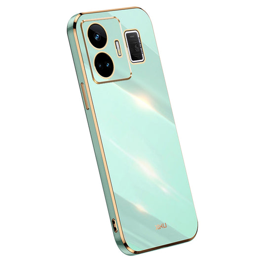 XINLI For Realme GT Neo 5 5G Phone TPU Case Electroplating Phone Cover with Full Camera Lens Protection