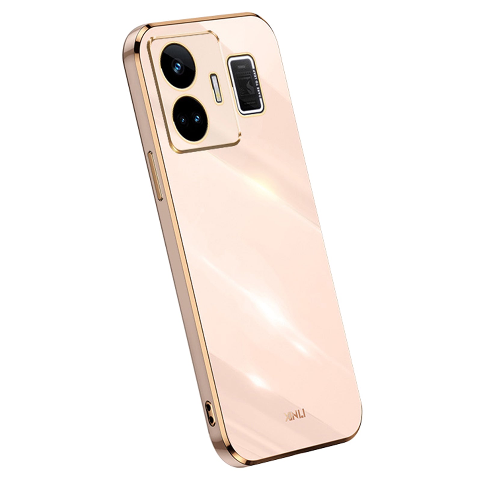 XINLI For Realme GT Neo 5 5G Phone TPU Case Electroplating Phone Cover with Full Camera Lens Protection