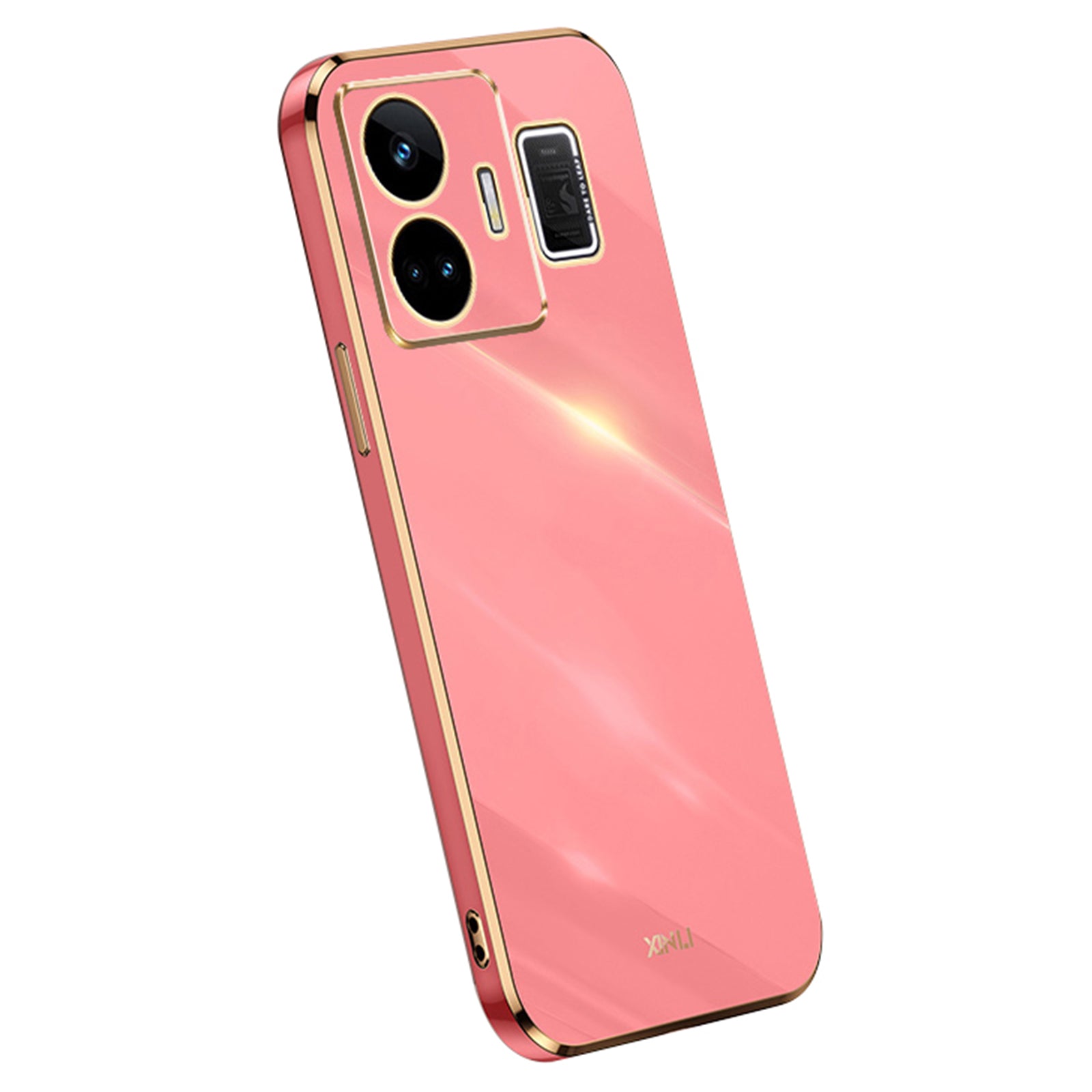 XINLI For Realme GT Neo 5 5G Phone TPU Case Electroplating Phone Cover with Full Camera Lens Protection