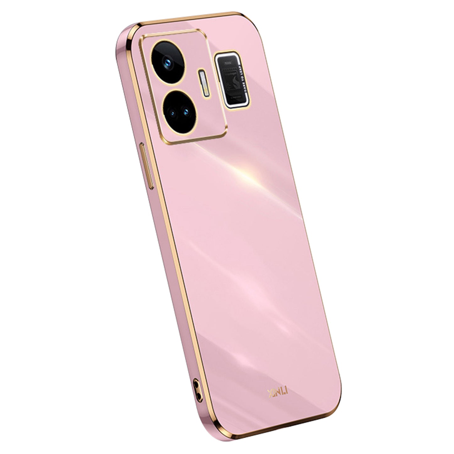 XINLI For Realme GT Neo 5 5G Phone TPU Case Electroplating Phone Cover with Full Camera Lens Protection