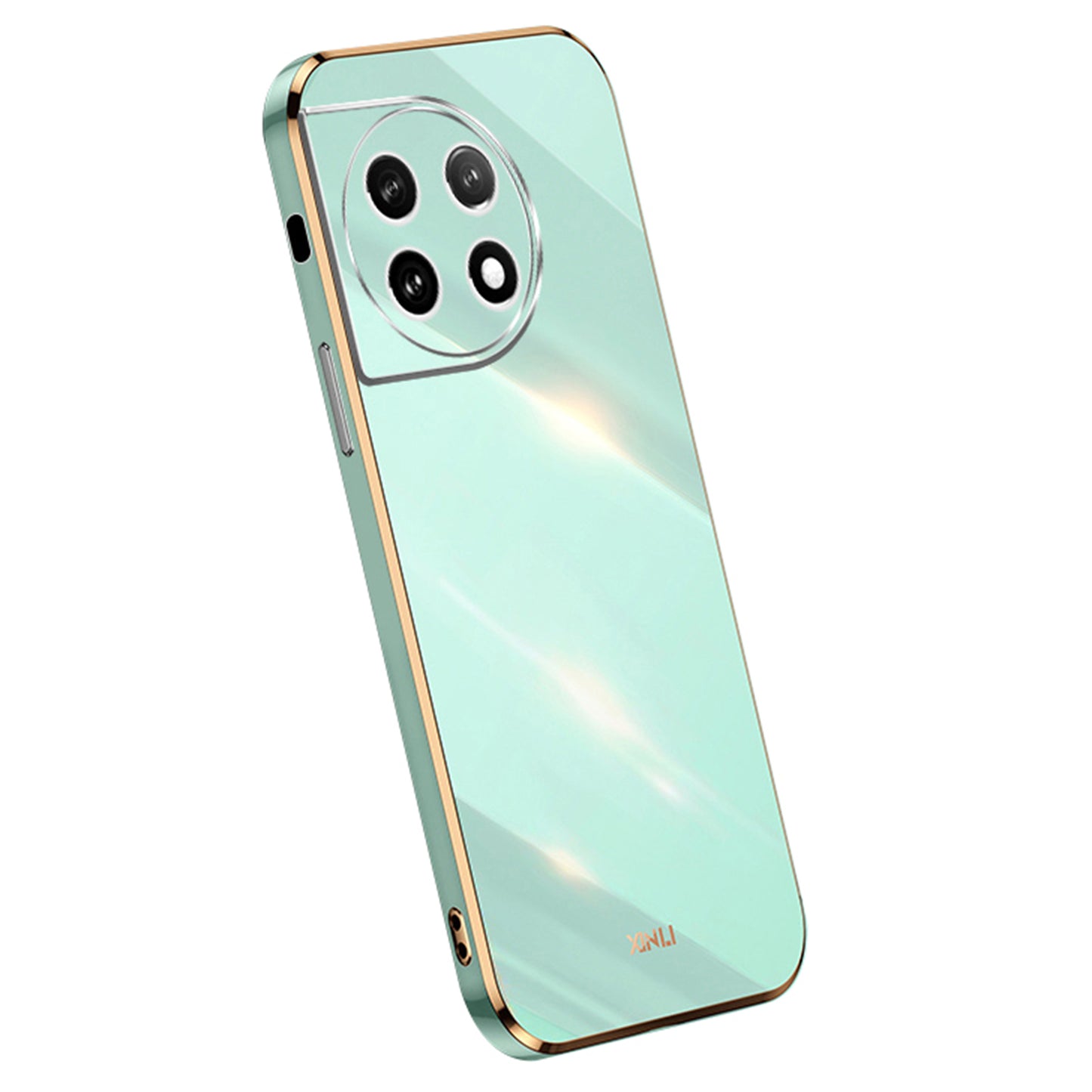 XINLI TPU Phone Case for OnePlus 11 5G , Full Lens Protection Electroplating Edge Phone Cover