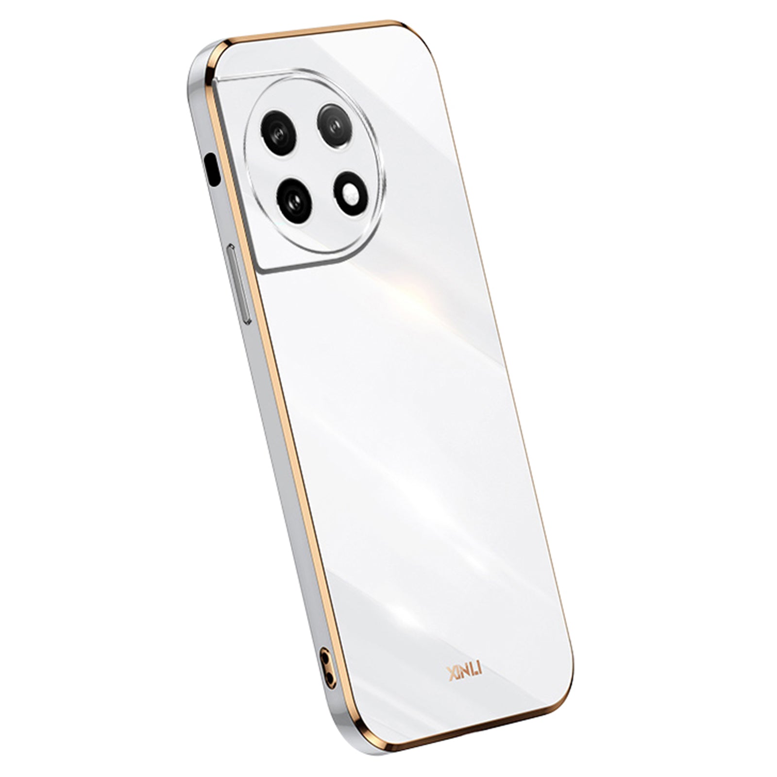 XINLI TPU Phone Case for OnePlus 11 5G , Full Lens Protection Electroplating Edge Phone Cover