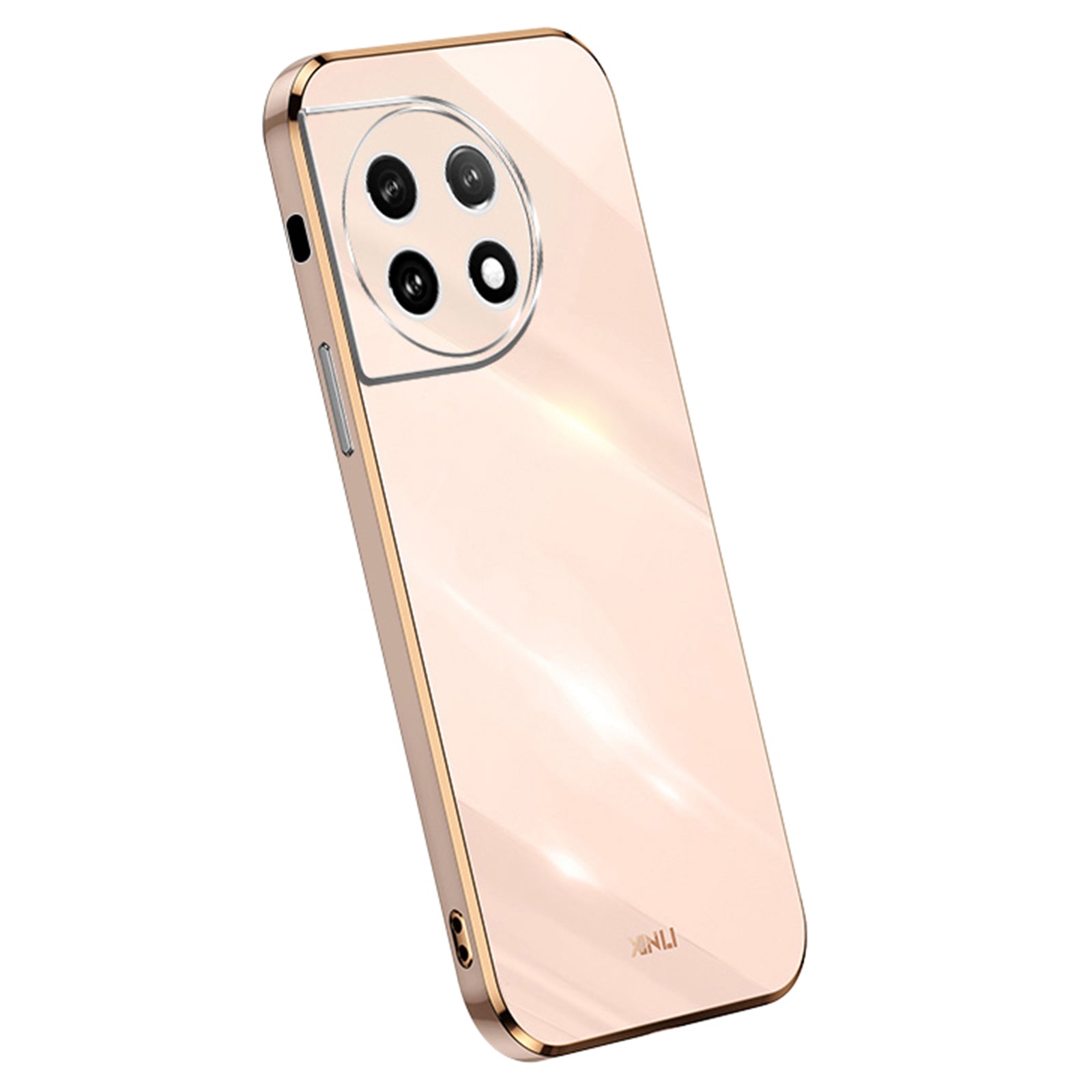 XINLI TPU Phone Case for OnePlus 11 5G , Full Lens Protection Electroplating Edge Phone Cover