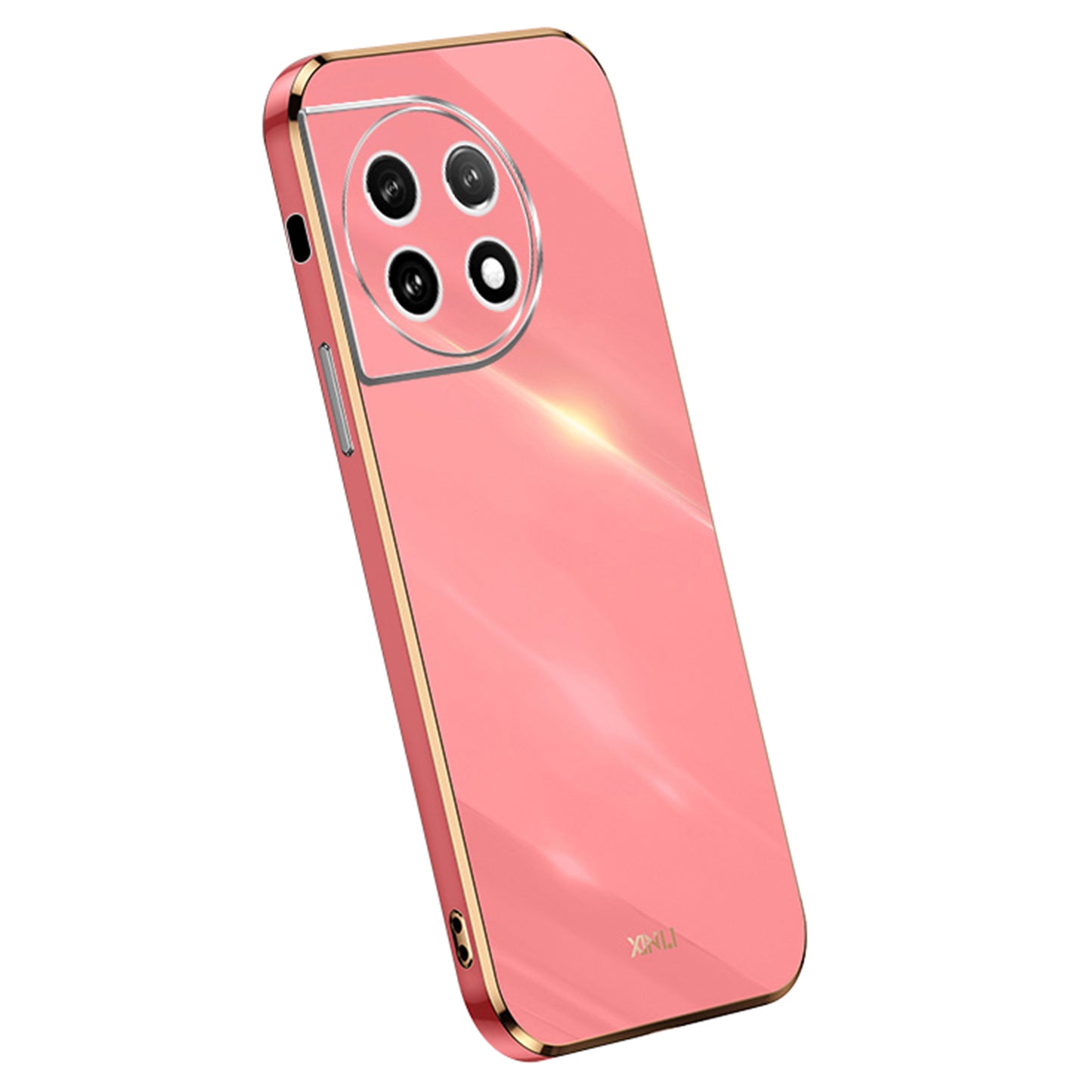 XINLI TPU Phone Case for OnePlus 11 5G , Full Lens Protection Electroplating Edge Phone Cover