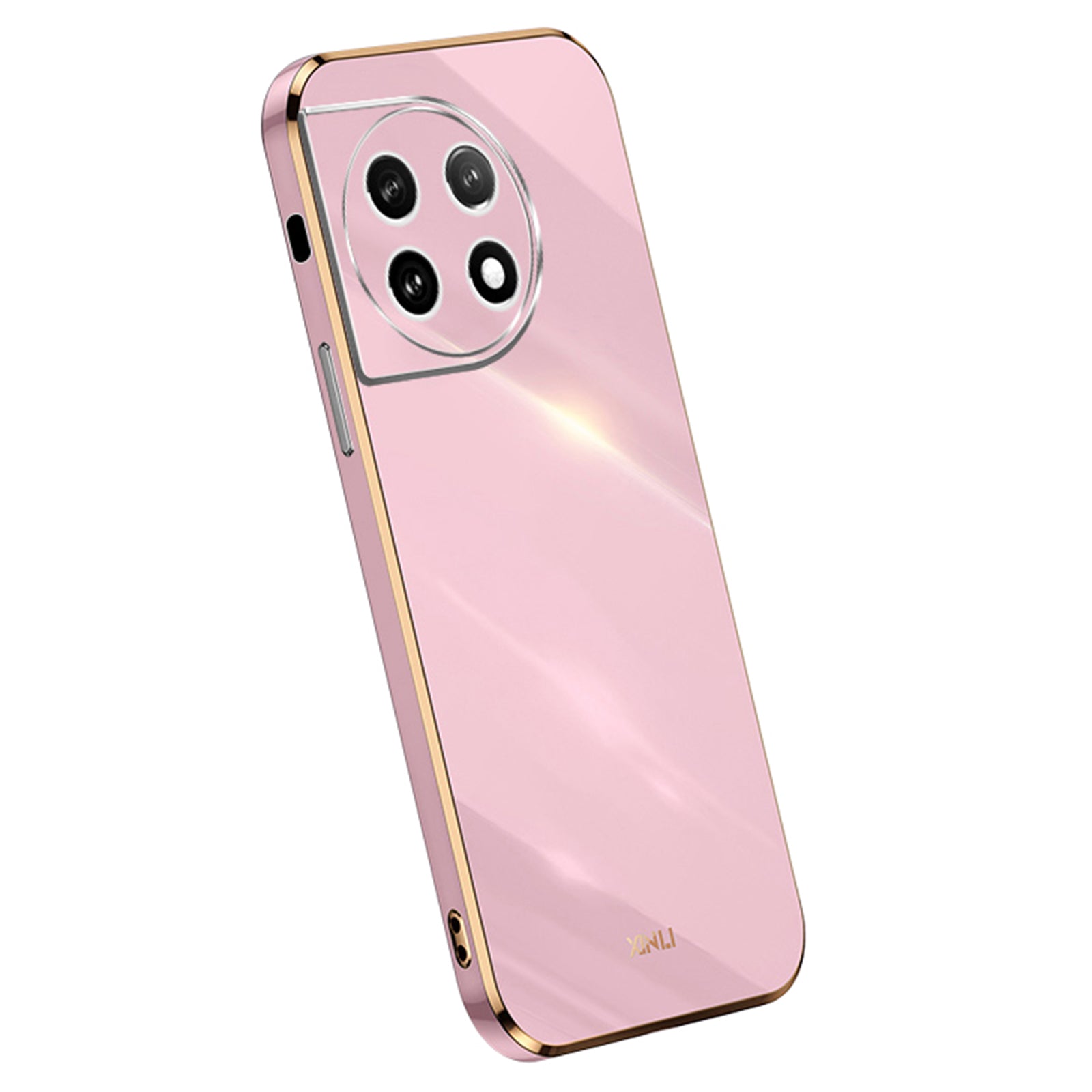 XINLI TPU Phone Case for OnePlus 11 5G , Full Lens Protection Electroplating Edge Phone Cover