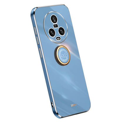 XINLI For Honor Magic5 Ring Kickstand Phone Case Electroplating TPU Phone Back Cover