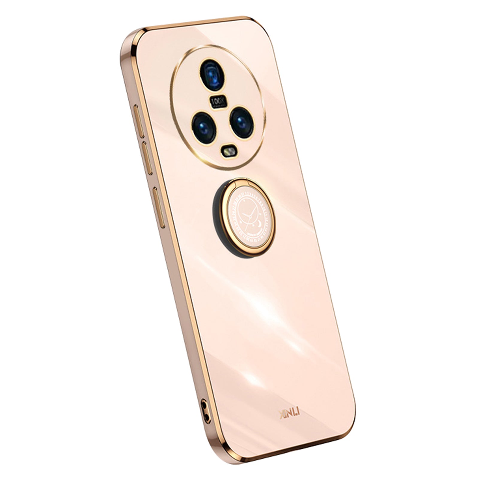 XINLI For Honor Magic5 Ring Kickstand Phone Case Electroplating TPU Phone Back Cover