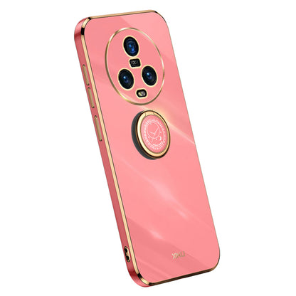 XINLI For Honor Magic5 Ring Kickstand Phone Case Electroplating TPU Phone Back Cover