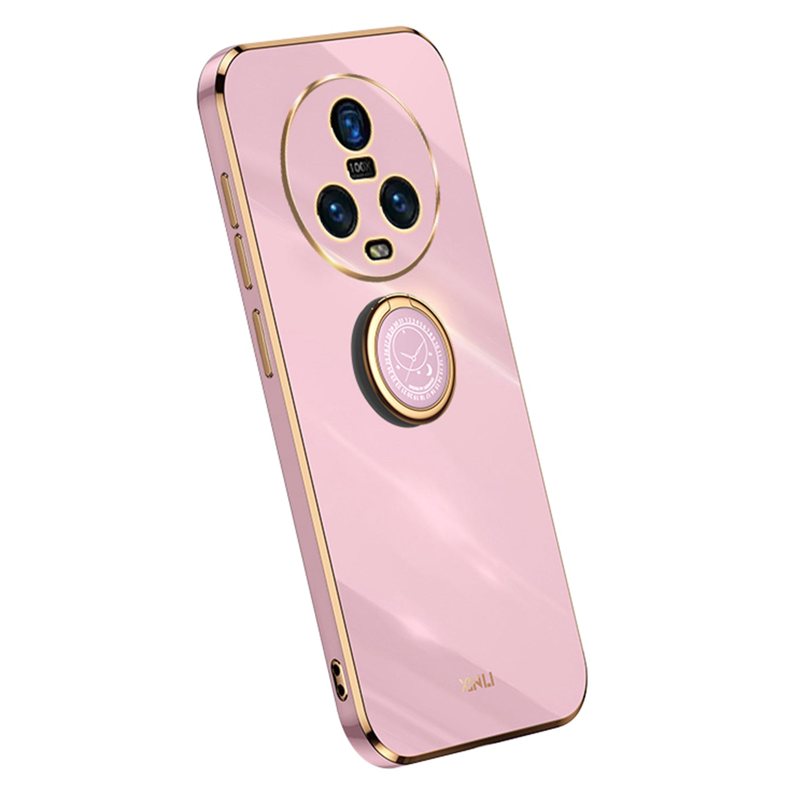 XINLI For Honor Magic5 Ring Kickstand Phone Case Electroplating TPU Phone Back Cover