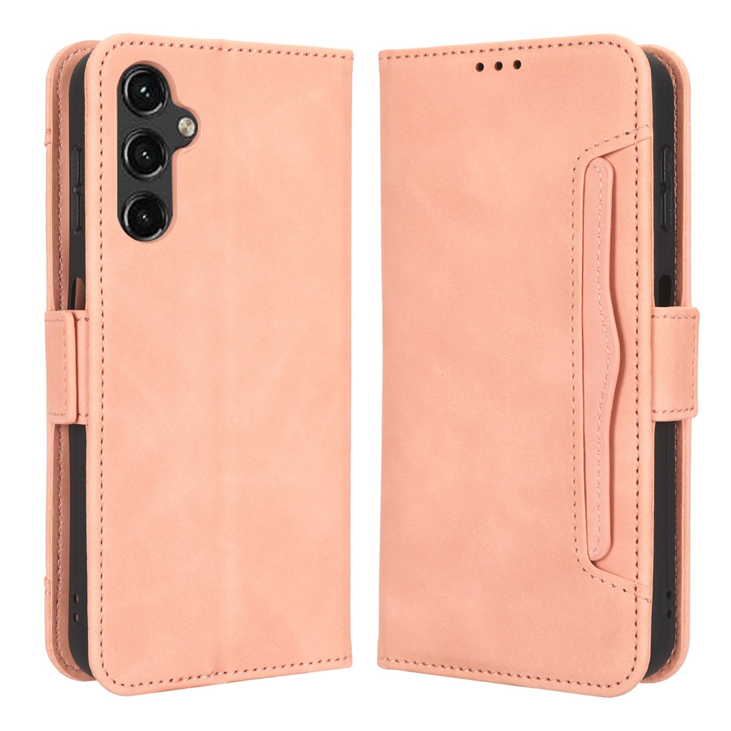 For Samsung Galaxy A24 4G Multiple Card Slots Phone Leather Case Wallet Stand Mobile Phone Cover