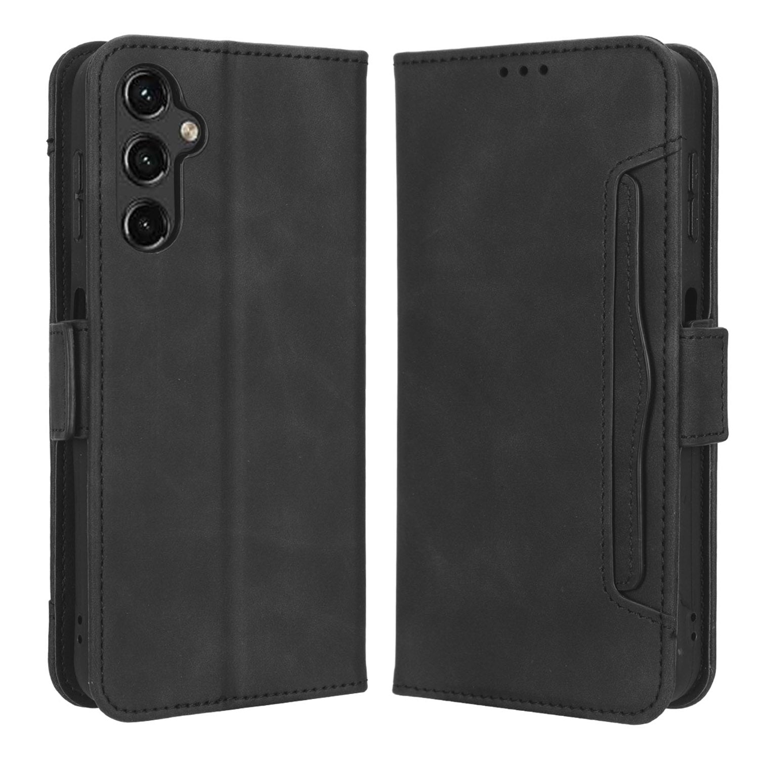 For Samsung Galaxy A24 4G Multiple Card Slots Phone Leather Case Wallet Stand Mobile Phone Cover
