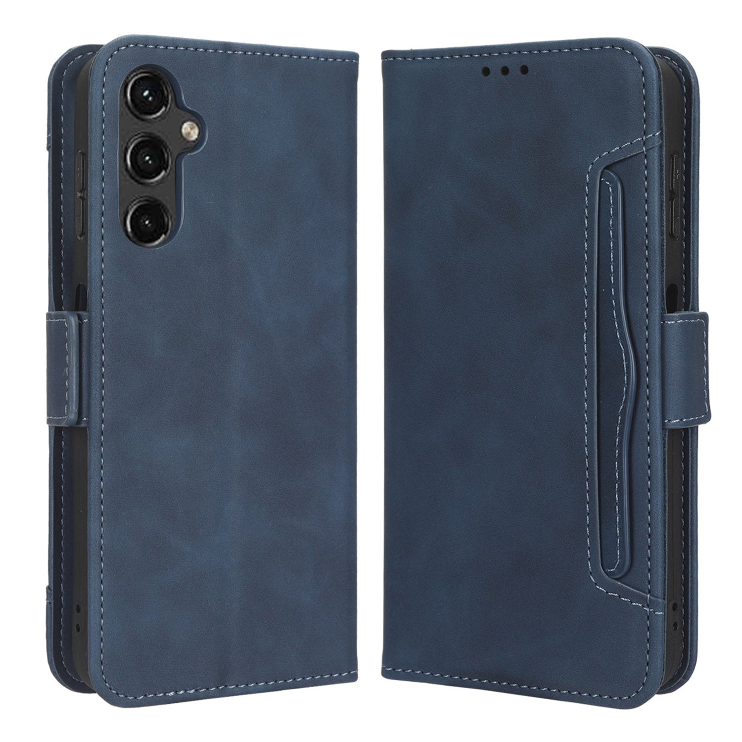 For Samsung Galaxy A24 4G Multiple Card Slots Phone Leather Case Wallet Stand Mobile Phone Cover