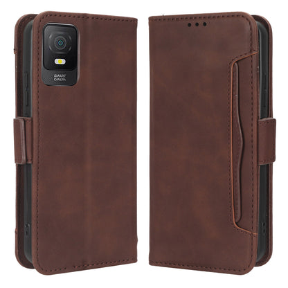 Multiple Card Slots Leather Phone Cover for TCL 403 , Wallet Stand Phone Case
