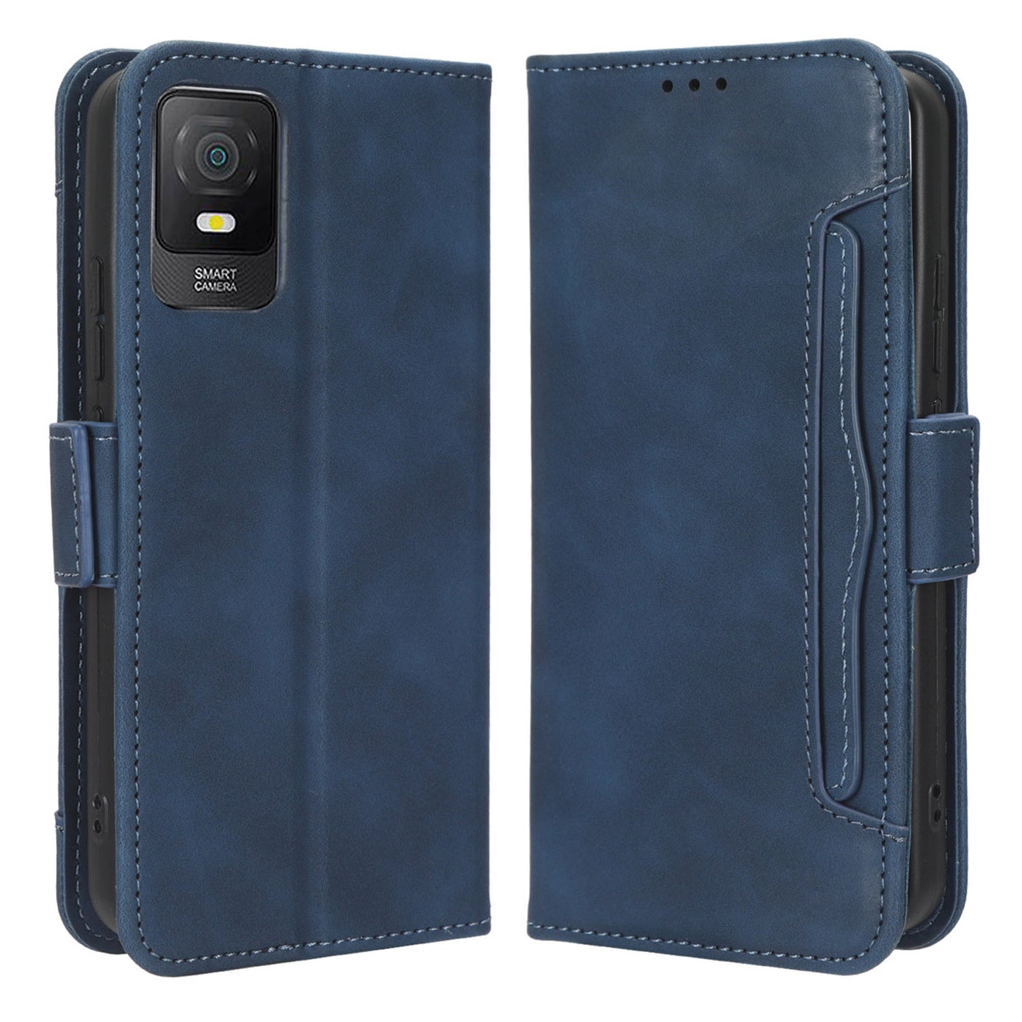 Multiple Card Slots Leather Phone Cover for TCL 403 , Wallet Stand Phone Case