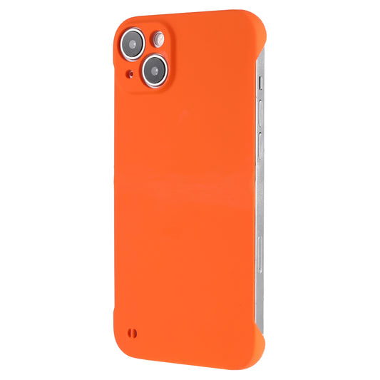 For iPhone 13 6.1 inch Angle Cushion Frameless Phone Case Hard PC Skin-touch Back Cover
