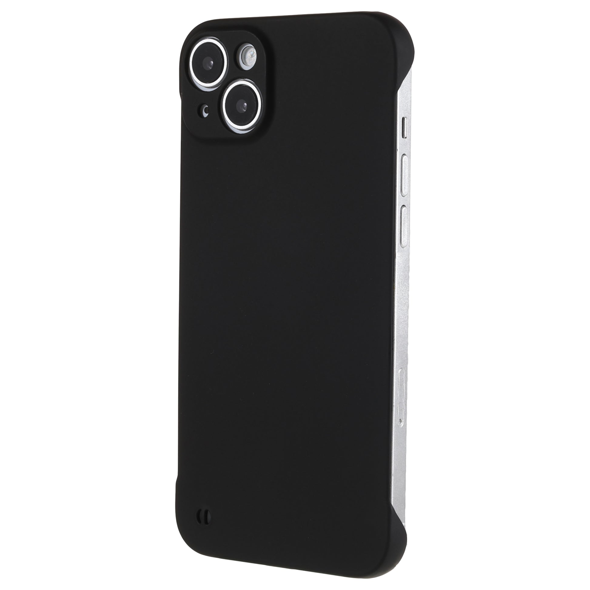 For iPhone 13 mini 5.4 inch Frameless Hard PC Phone Case Skin-touch Protective Cover