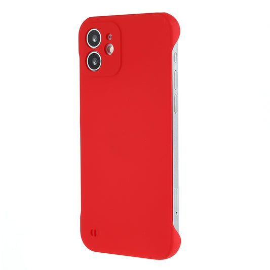 For iPhone 12 mini 5.4 inch Frameless Half Cover Protective Skin-touch Hard PC Mobail Phone Case