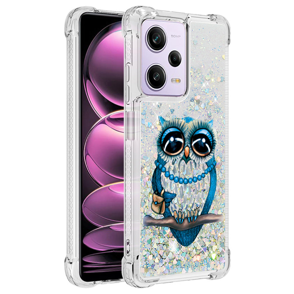 YB Quicksand Series-2 for Xiaomi Redmi Note 12 Pro 5G / Note 12 Pro Speed 5G / Poco X5 Pro 5G Soft TPU Cover Pattern Printing Phone Case