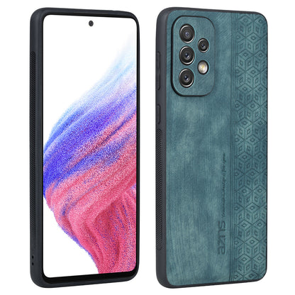 AZNS For Samsung Galaxy A52 4G / 5G / A52s 5G Phone Case Anti-scratch Imprinted Leather Coated TPU Back Cover