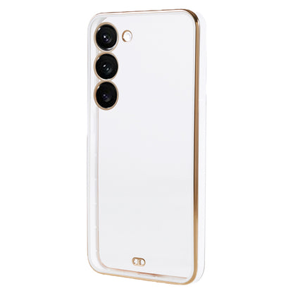 For Samsung Galaxy S22 5G Electroplating Phone Case Dual Color Anti-drop TPU Cover