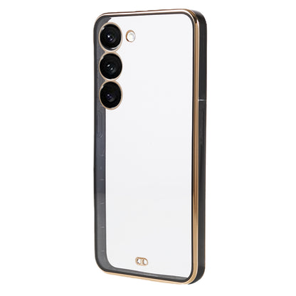 For Samsung Galaxy S22 5G Electroplating Phone Case Dual Color Anti-drop TPU Cover