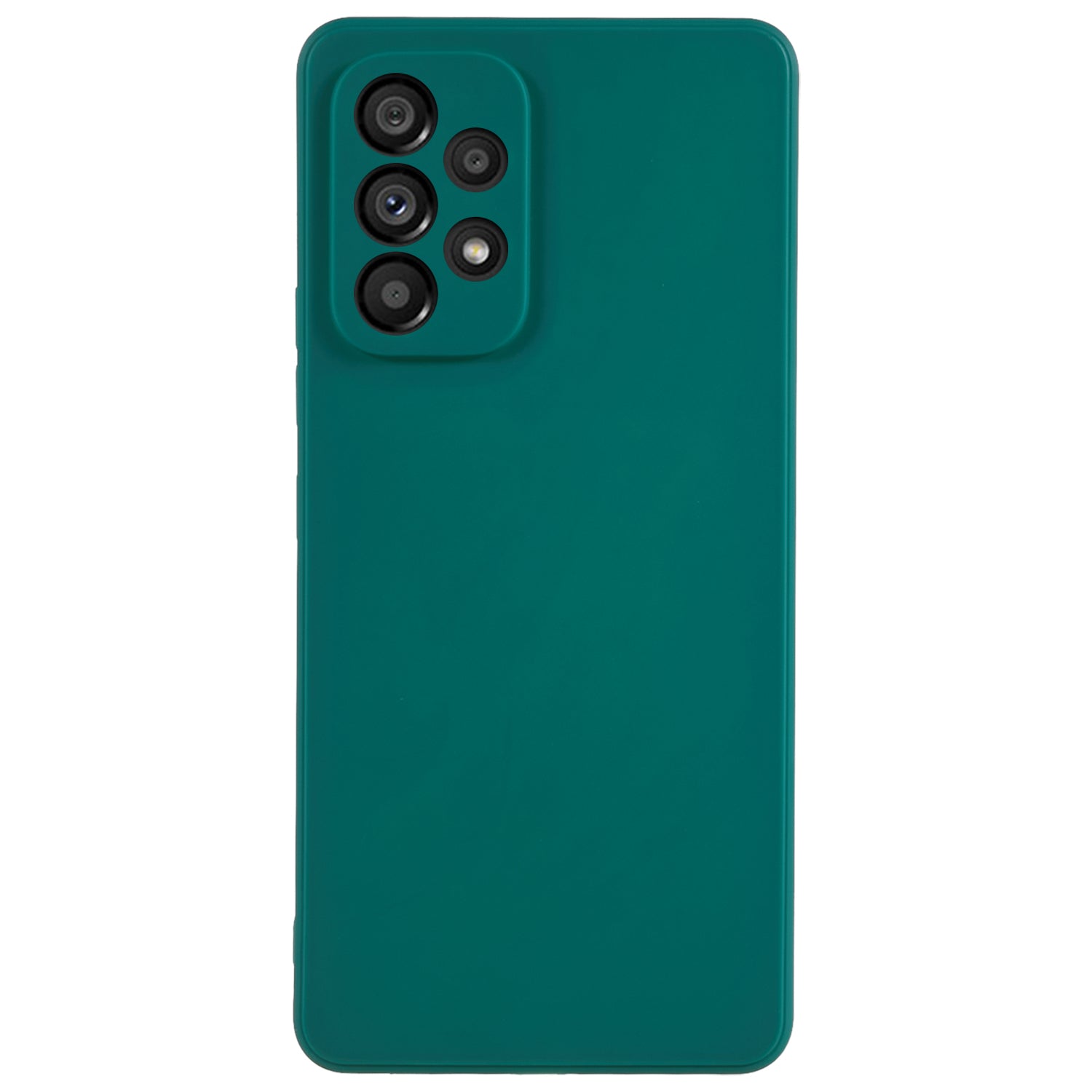 For Samsung Galaxy A53 5G Lens Precise Cutout Back Cover Straight Edge Flexible TPU Phone Case