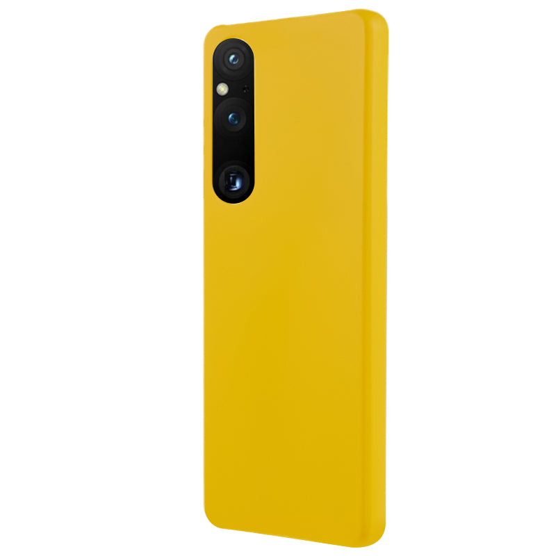 For Sony Xperia 1 V Shockproof Rubberized Plastic Hard Case Protective Cell Phone Cover