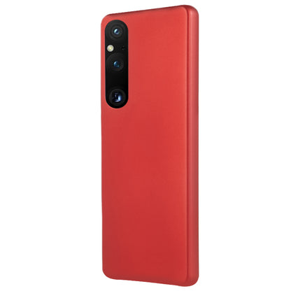 For Sony Xperia 1 V Shockproof Rubberized Plastic Hard Case Protective Cell Phone Cover