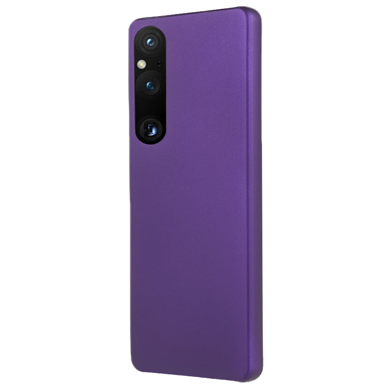 For Sony Xperia 1 V Shockproof Rubberized Plastic Hard Case Protective Cell Phone Cover