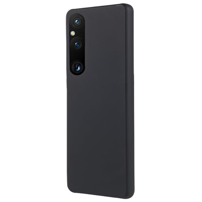 For Sony Xperia 1 V Shockproof Rubberized Plastic Hard Case Protective Cell Phone Cover