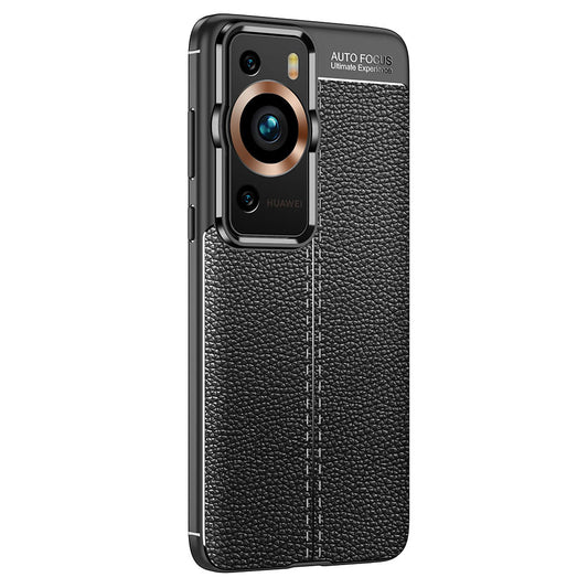 For Huawei P60 / P60 Pro Litchi Texture TPU Phone Case Anti-drop Smartphone Cover