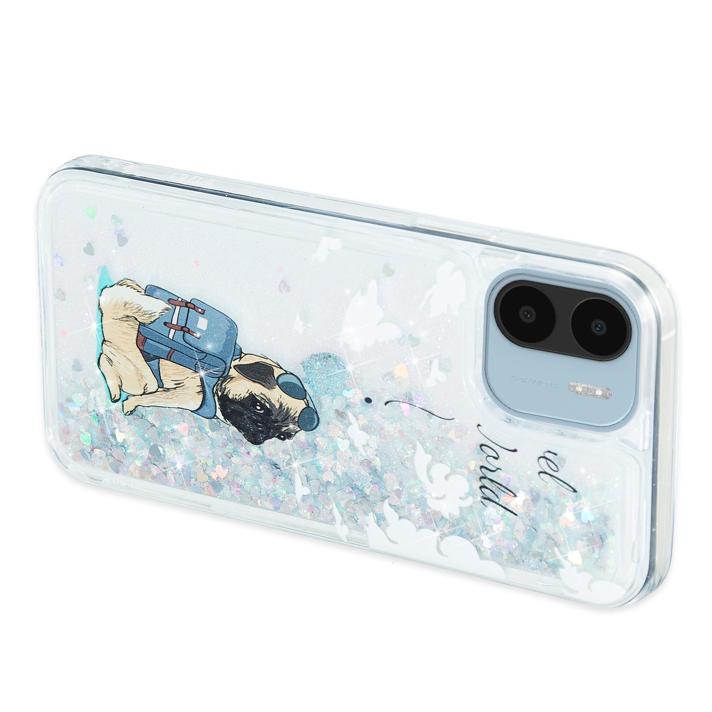 For Xiaomi Redmi A1 4G / A2 4G Embossment Pattern Quicksand Phone Case Anti-scratch TPU Phone Cover