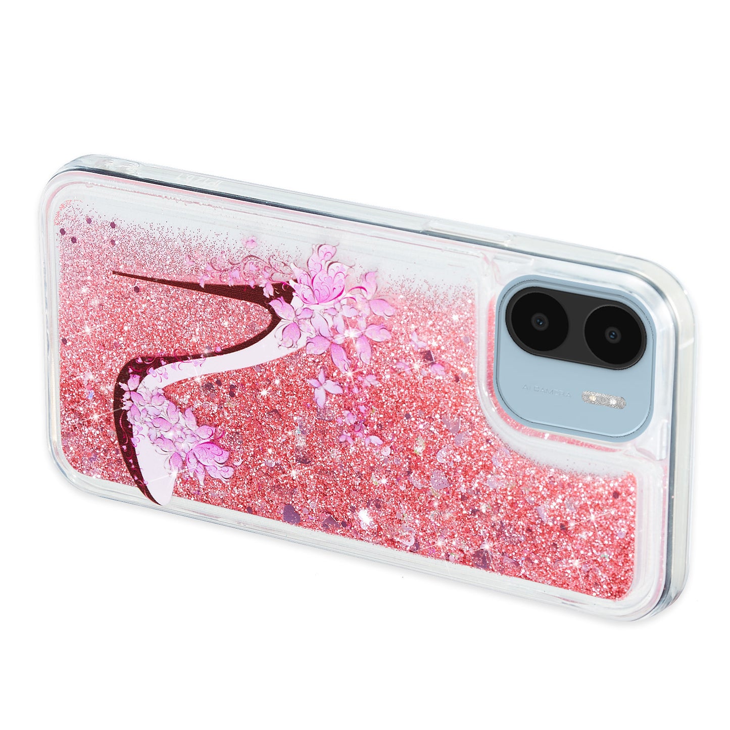 For Xiaomi Redmi A1 4G / A2 4G Embossment Pattern Quicksand Phone Case Anti-scratch TPU Phone Cover