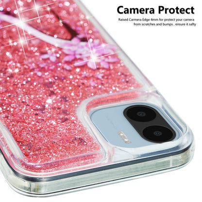 For Xiaomi Redmi A1 4G / A2 4G Embossment Pattern Quicksand Phone Case Anti-scratch TPU Phone Cover