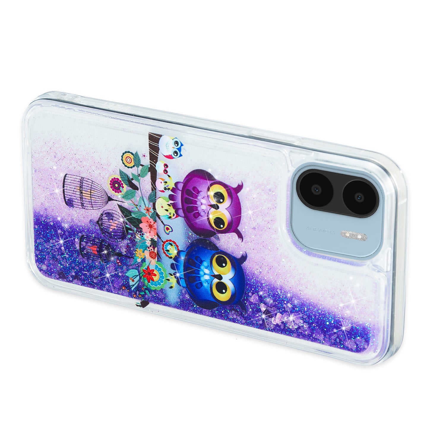 For Xiaomi Redmi A1 4G / A2 4G Embossment Pattern Quicksand Phone Case Anti-scratch TPU Phone Cover