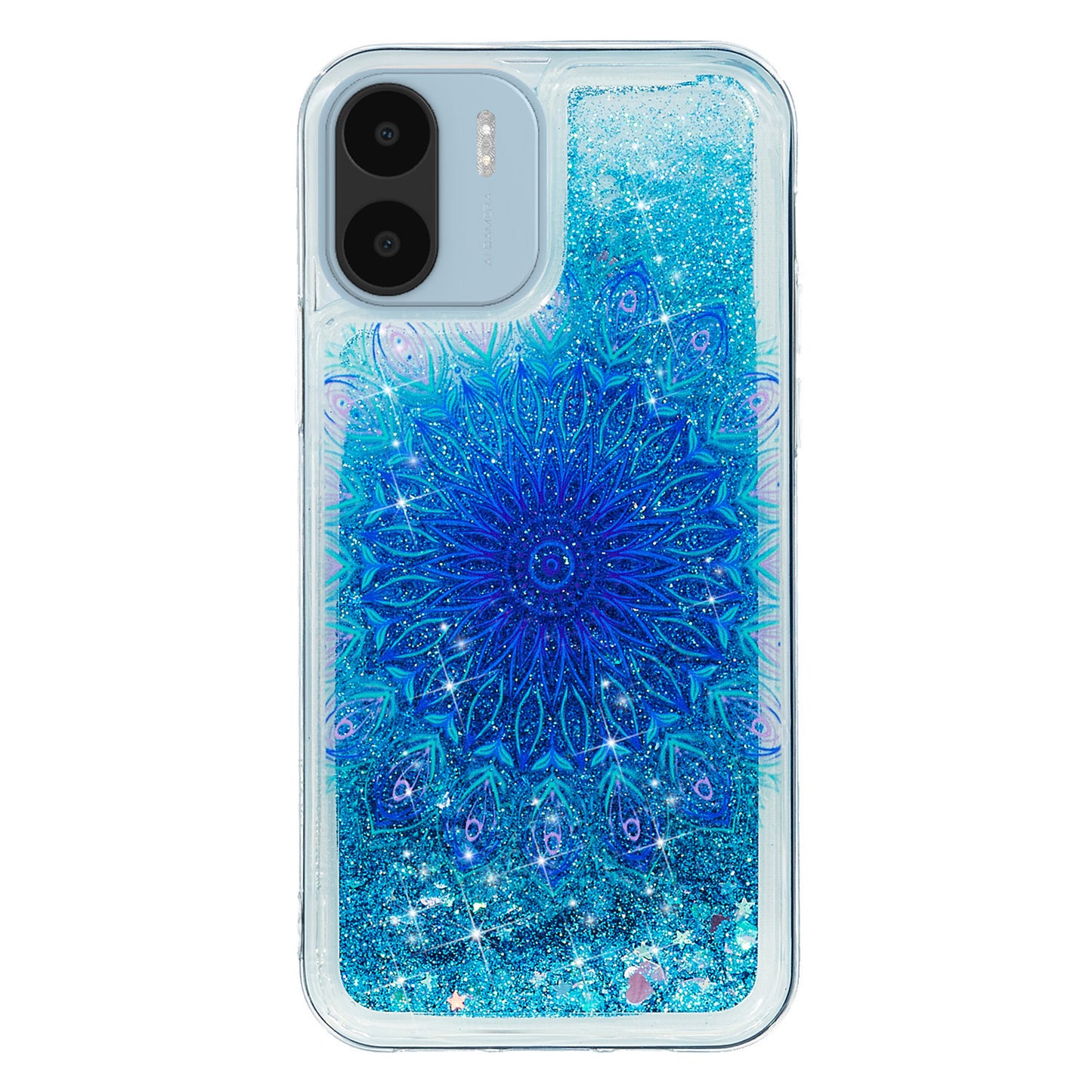 For Xiaomi Redmi A1 4G / A2 4G Embossment Pattern Quicksand Phone Case Anti-scratch TPU Phone Cover