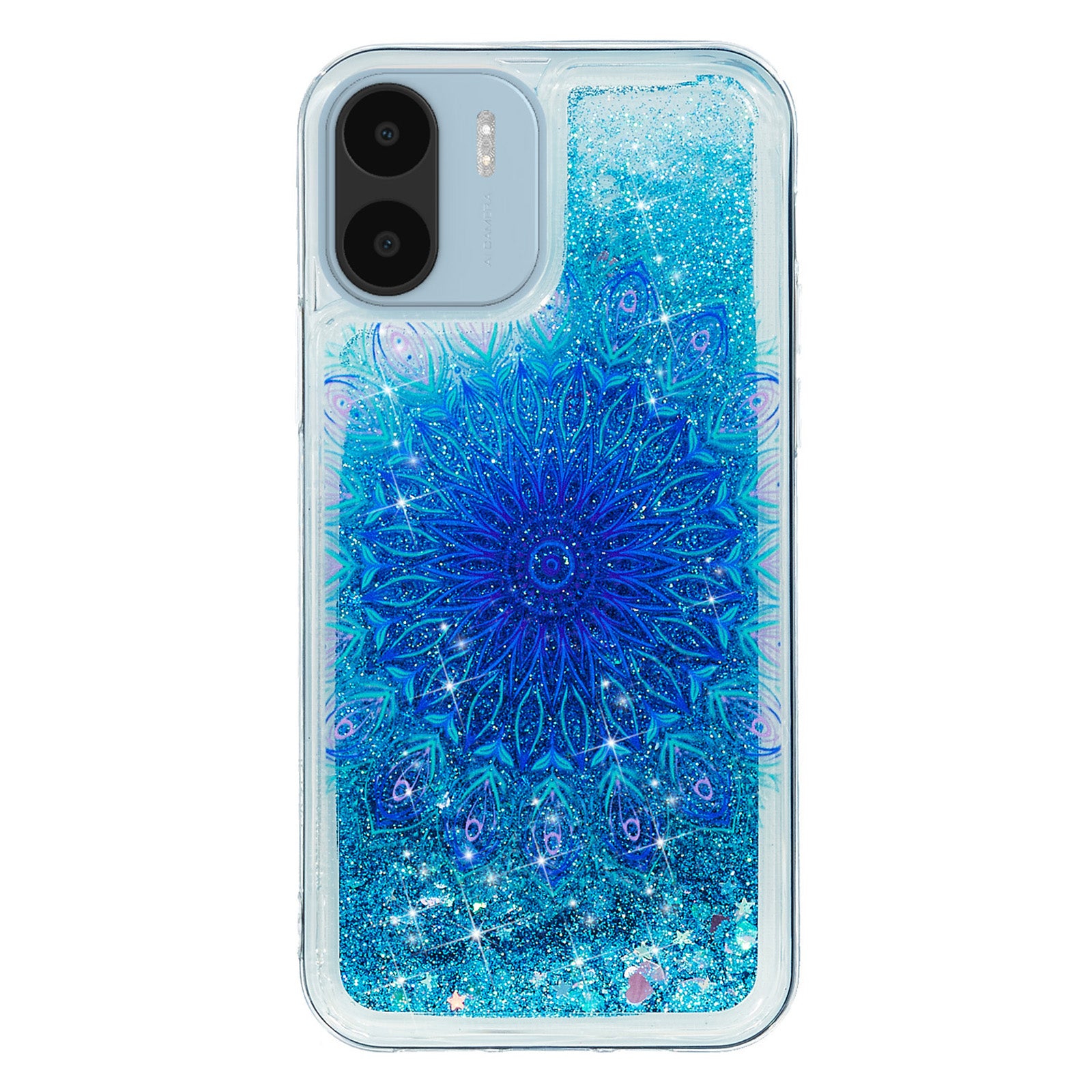For Xiaomi Redmi A1 4G / A2 4G Embossment Pattern Quicksand Phone Case Anti-scratch TPU Phone Cover