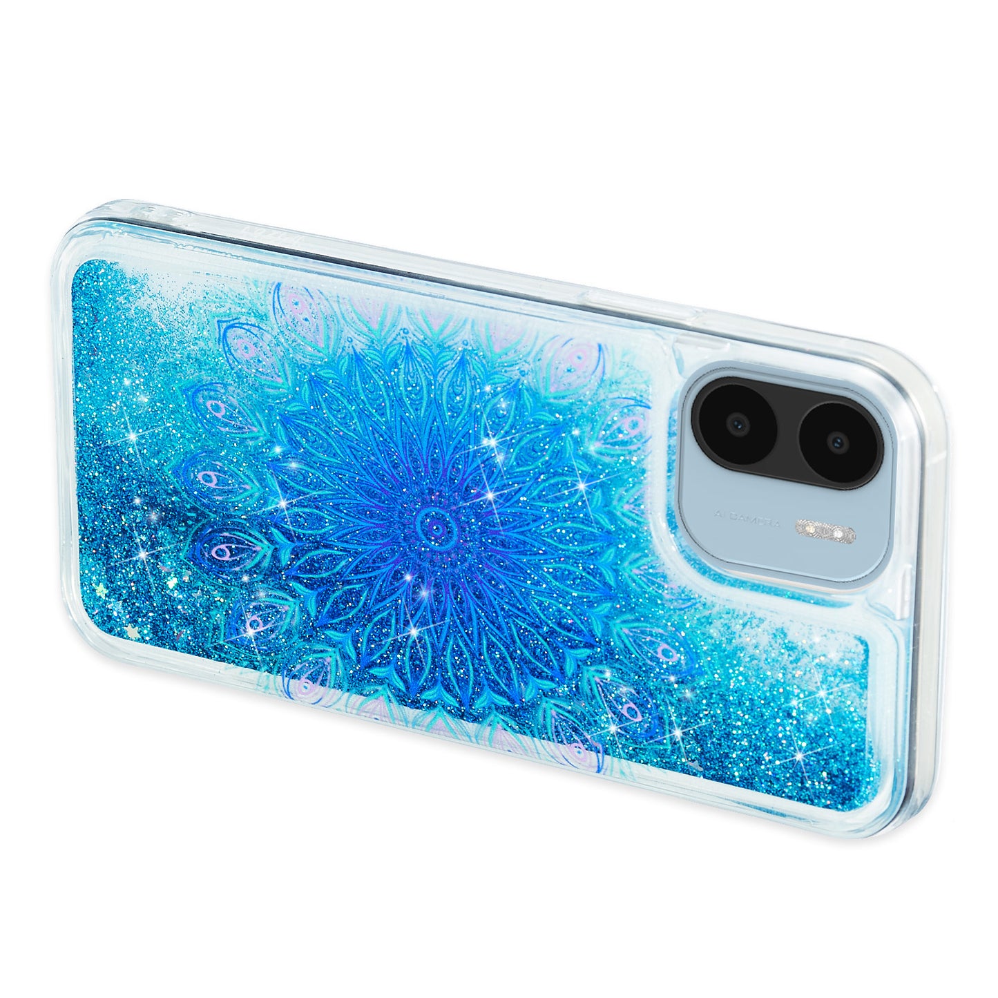 For Xiaomi Redmi A1 4G / A2 4G Embossment Pattern Quicksand Phone Case Anti-scratch TPU Phone Cover