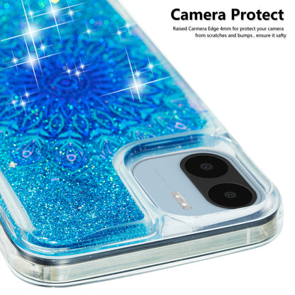 For Xiaomi Redmi A1 4G / A2 4G Embossment Pattern Quicksand Phone Case Anti-scratch TPU Phone Cover